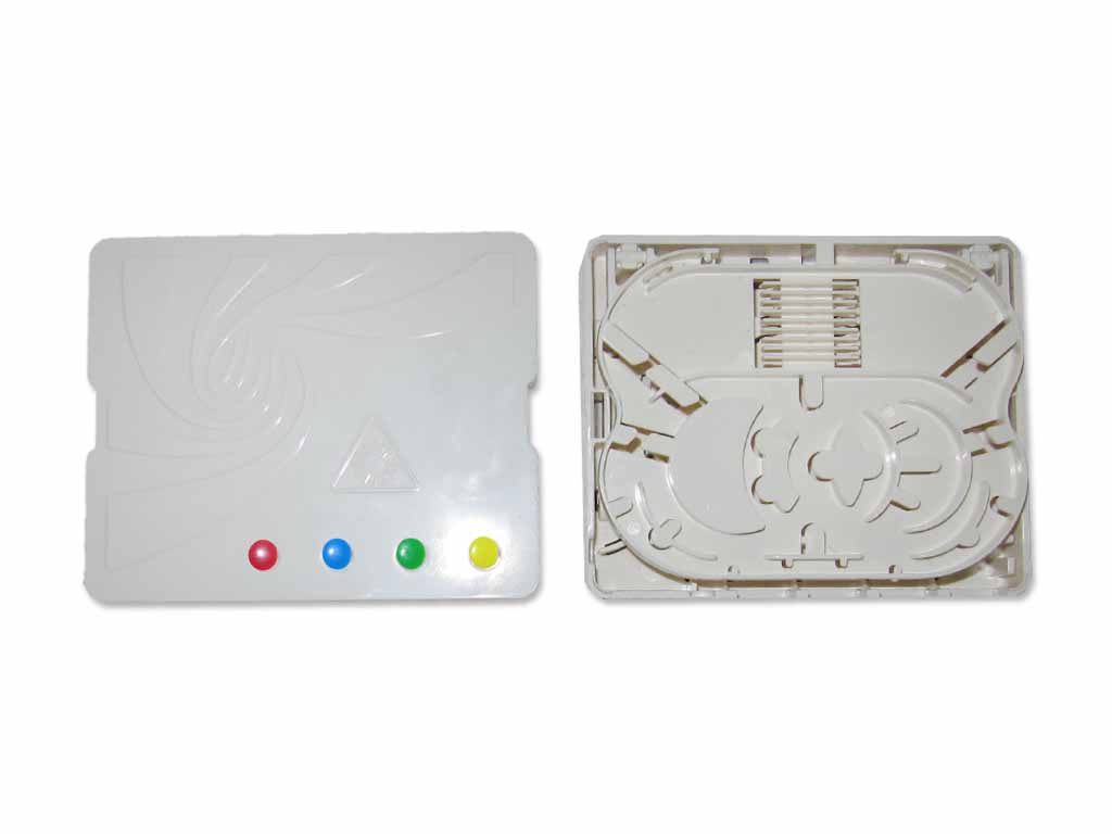 LWL FTTH Anschlussdose für 4x LC duplex oder 4x SC simplex unbestückt