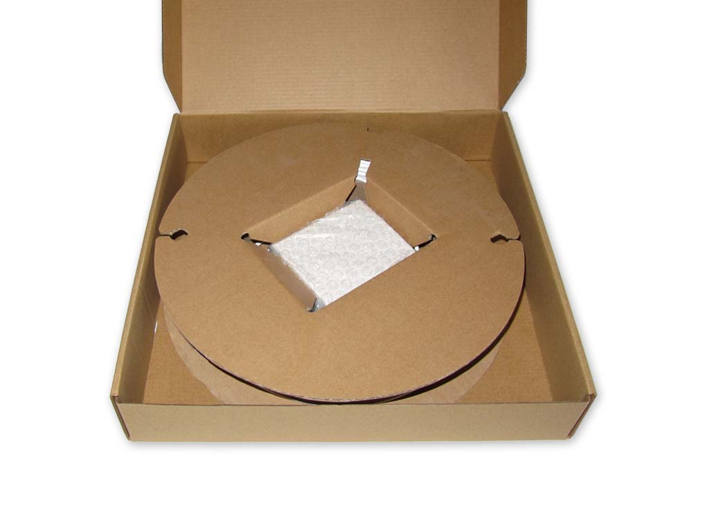 FTTH Set Dropkabel auf Spule mit 4x LC/APC konfektionert + FTTH Dose + 1x LC APC duplex Kupplung mit Shutter