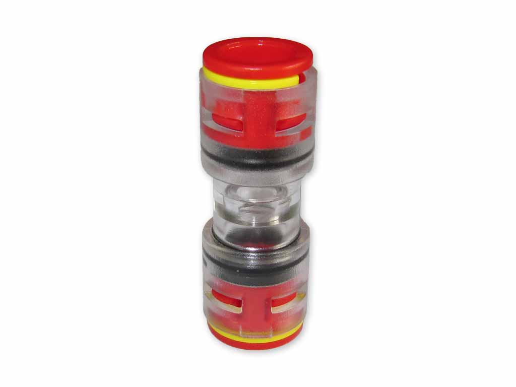 10mm Mikrorohr Verbinder microduct connector innen 6 mm mit Clips