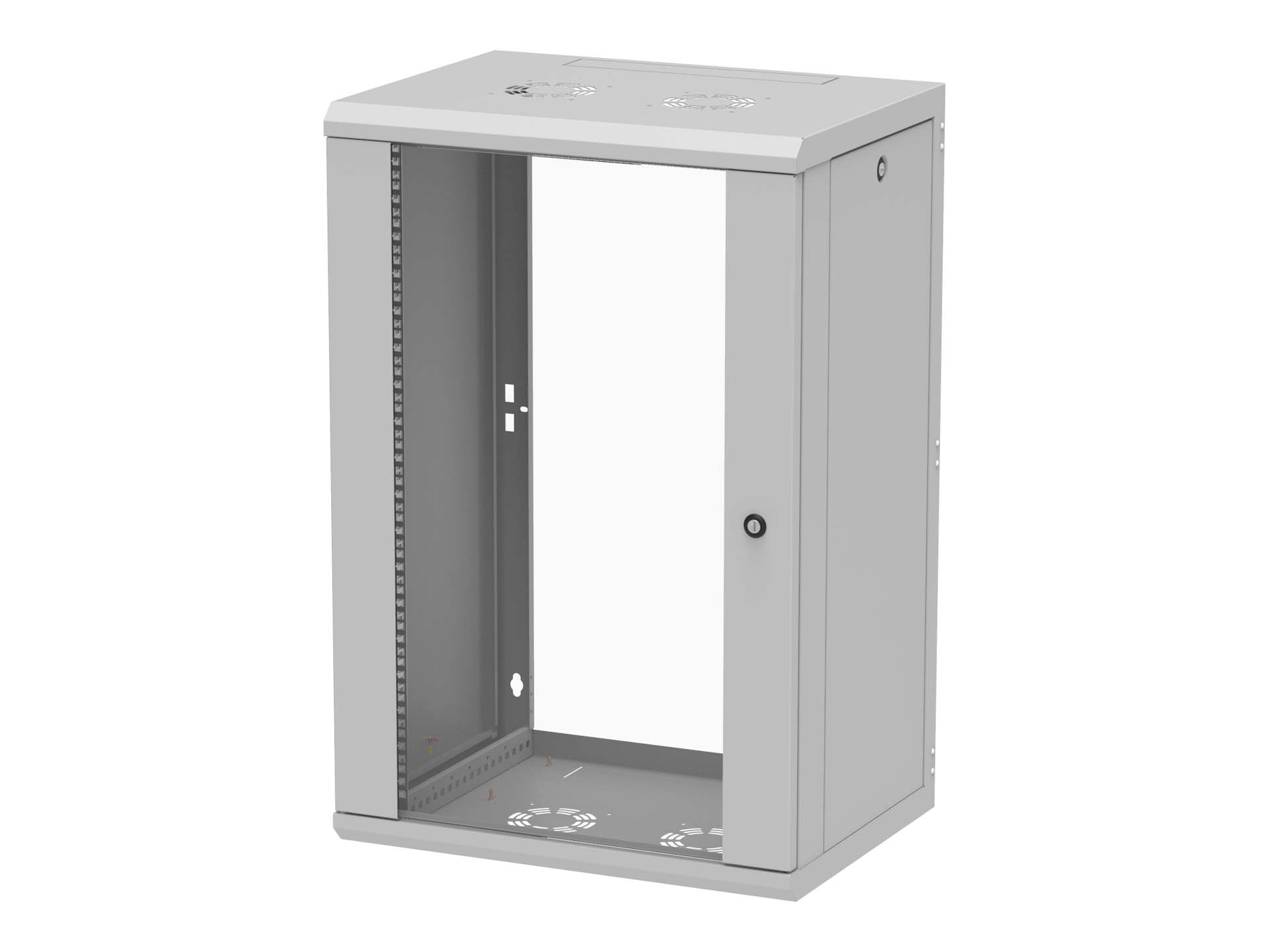 19" Wandschrank 18 HE einteilig 450mm tief
