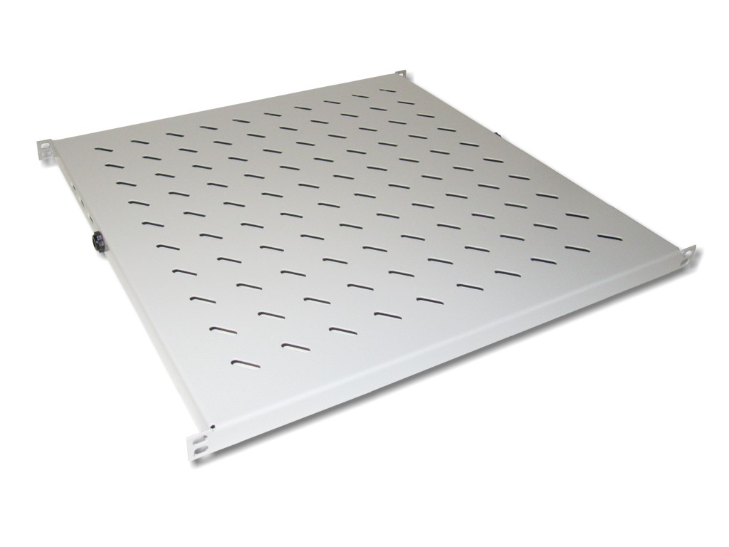 19" Fachboden 0,5HE fest 45 - 55cm