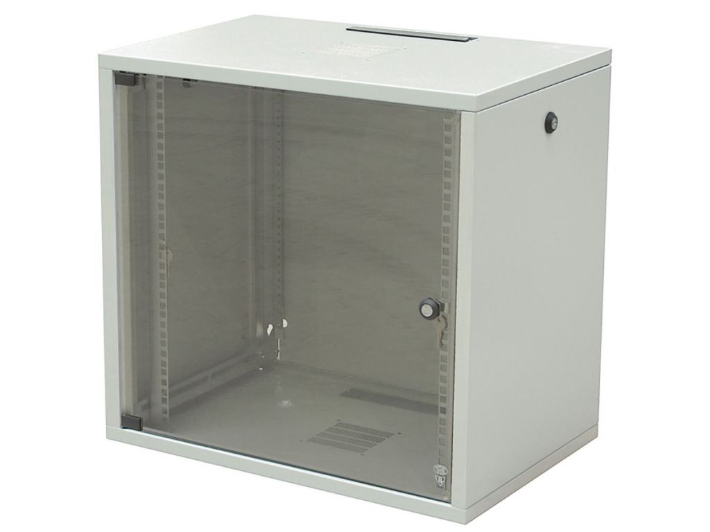 19" Wandschrank 12 HE einteilig 450mm tief